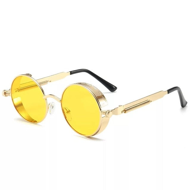 Round Retro Cool Shades. "Rodeo Rider" Sunglasses. Polarized lens. WickedYo